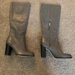 Sam Edelman Gray Leather Boots